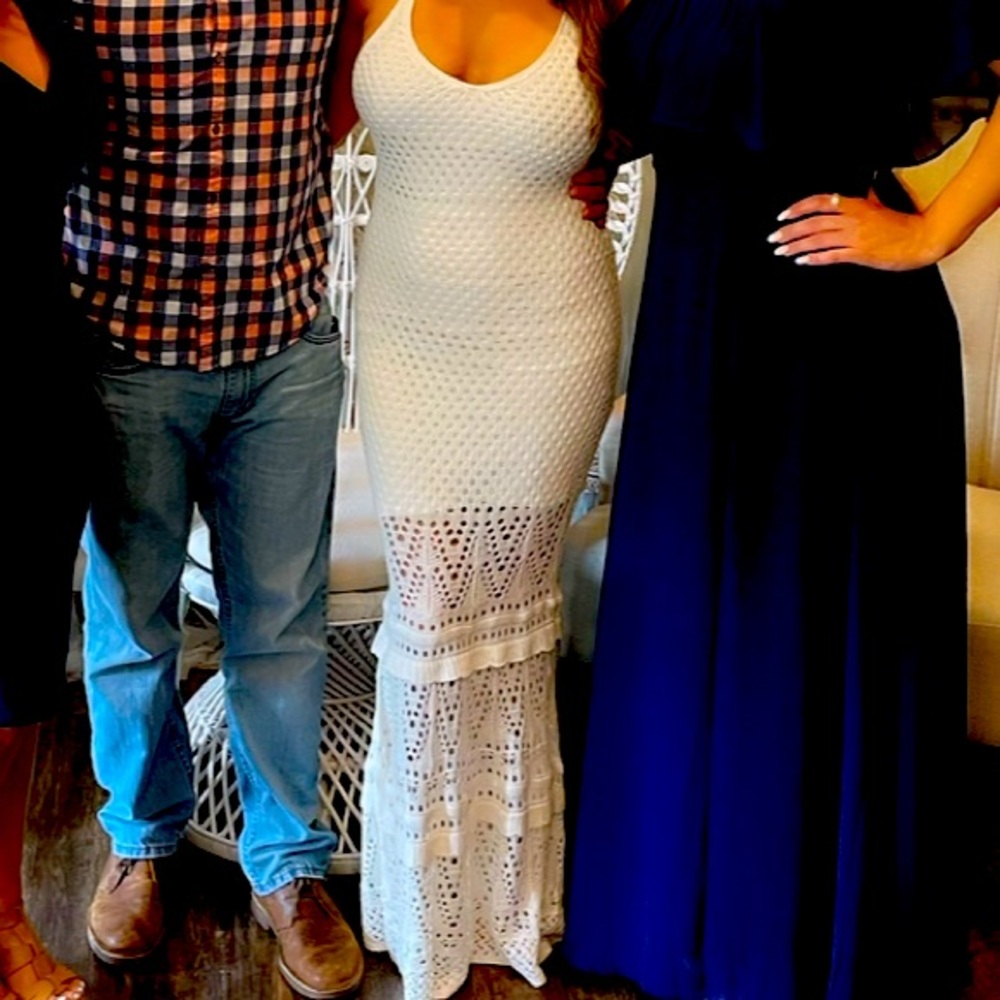 Off White Maxi Dress